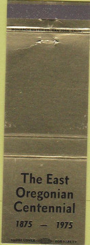 Matchbook Cover - East Oregonian Centennial 1975