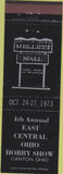Matchbook Cover - East Central Ohio Hobby Show Canton OH