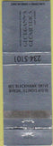 Matchbook Cover - Georgann's Geometrics Hair Design Byron IL