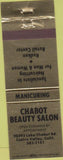 Matchbook Cover - Chabot Beauty Salon Castro Valley CA