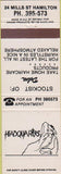 Matchbook Cover - Headquarters Hair Salon Hamilton New Zealand
