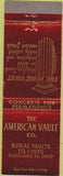 Matchbook Cover - American Burial Vault Cleveland OH