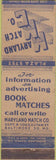Matchbook Cover - Maryland Match Company Baltimore MD WEAR