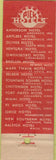 Matchbook Cover - Albert Pick Hotels Oliver Hotel South Bend IN