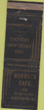Matchbook Cover - Horwath Cafe Elmwood Park IL WORN
