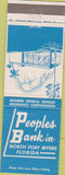 Matchbook Cover - Peoples Bank North Fort Myers FL