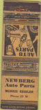 Matchbook Cover - Newberg Auto Parts OR? POOR