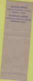 Matchbook Cover - Security Federal Savings Cleveland OH