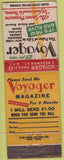 Matchbook Cover - Voyager Magazine Travel