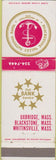 Matchbook Cover - Blackstone Valley National Bank Whitinsville MA Uxbridge
