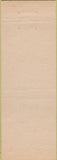 Matchbook Cover - Myron Green