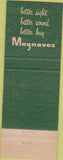 Matchbook Cover - Magnavox TVs Demshar Home Appliance Cleveland OH?