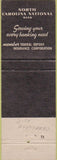 Matchbook Cover - North Carolina National Bank Charlotte NC