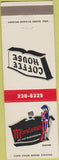 Matchbook Cover - Minuteman Coffee House Denver CO