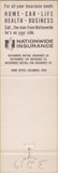Matchbook Cover - Nationwide Insurance Dillsburg PA