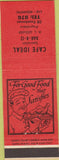 Matchbook Cover - Cafe Ideal BBQ Lac Megantic QC
