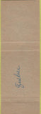 Matchbook Cover - Cafe Ideal BBQ Lac Megantic QC