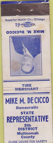 Matchbook Cover - New Washington Hotel Seattle WA George Washington
