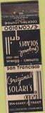 Matchbook Cover - Eugene Hotel OR CREASE