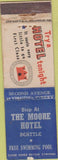 Matchbook Cover - Moore Hotel Seattle WA