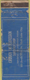 Matchbook Cover - Crouch Deli Salt Lake City POOR
