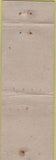 Matchbook Cover - VFW Sidney NE WEAR