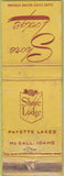 Matchbook Cover - Shore Lodge McCall ID WORN
