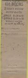 Matchbook Cover - Hotel Dixie New York City Atlas Match Safety First