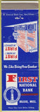 Matchbook Cover - First National Bank Biloxi MS