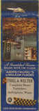 Matchbook Cover - Armstrong Linoleum Bellingham WA PINHOLES