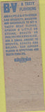 Matchbook Cover - Wilson's BV Meat Flavoring Drink