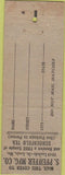 Matchbook Cover - Schoenfeld Tea laxative