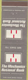 Matchbook Cover - Mechanics National Bank Worcester MA