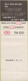 Matchbook Cover - Mechanics National Bank Worcester MA