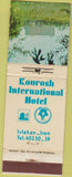Matchbook Cover - Kourosh International Hotel Isfahan Iran