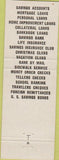 Matchbook Cover - Waterbury Savings Bank CT