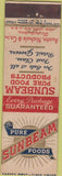 Matchbook Cover - Sunbeam Foods New York City Safety First
