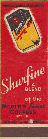 Matchbook Cover - Shurfine Brand Coffee