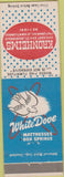 Matchbook Cover - White Doze Matresses Kronheims  Cleveland OH