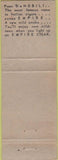Matchbook Cover - De Nobli Empire Cigars