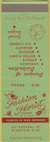 Matchbook Cover - Fashion Florist Flowers Bluefield WV