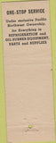 Matchbook Cover - Refrigerative Supply Seattle Portland OR Spokane WA