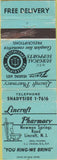 Matchbook Cover - Lincroft Drugs NJ WEAR