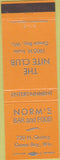 Matchbook Cover - Norm's Bar Green Bay WI