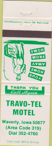 Matchbook Cover - Travo Tel Motel Waverly IA
