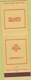 Matchbook Cover - Louis G Freeman Co Cincinnati OH shoe making machines