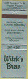 Matchbook Cover - Witch's Brew Restaurant Naples FL