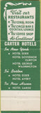 Matchbook Cover - Hotel Governor Clinton New York City
