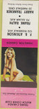 Matchbook Cover - Trans Canada Match Club Hamilton ON pinup