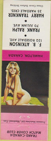Matchbook Cover - Trans Canada Match Club Hamilton ON pinup